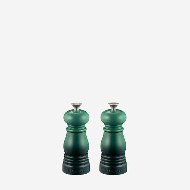 Maisonlpar Salt & Pepper Mill Set - 11 cm - Sage  LE CREUSET.