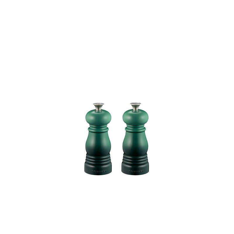 Maisonlpar Salt & Pepper Mill Set - 11 cm - Sage  LE CREUSET.