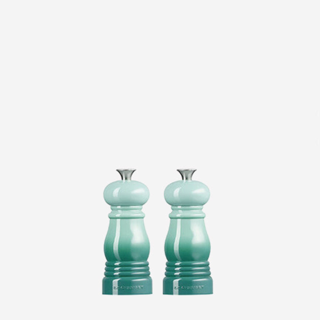 Maisonlpar Salt & Pepper Mill Set - 11 cm - Sage  LE CREUSET.