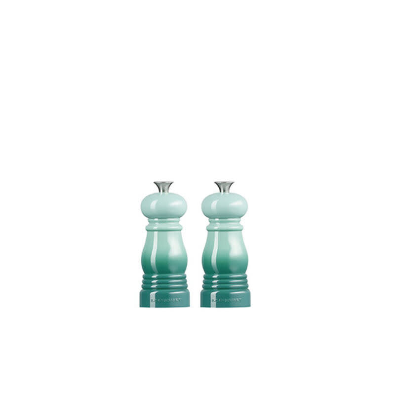 Maisonlpar Salt & Pepper Mill Set - 11 cm - Sage  LE CREUSET.